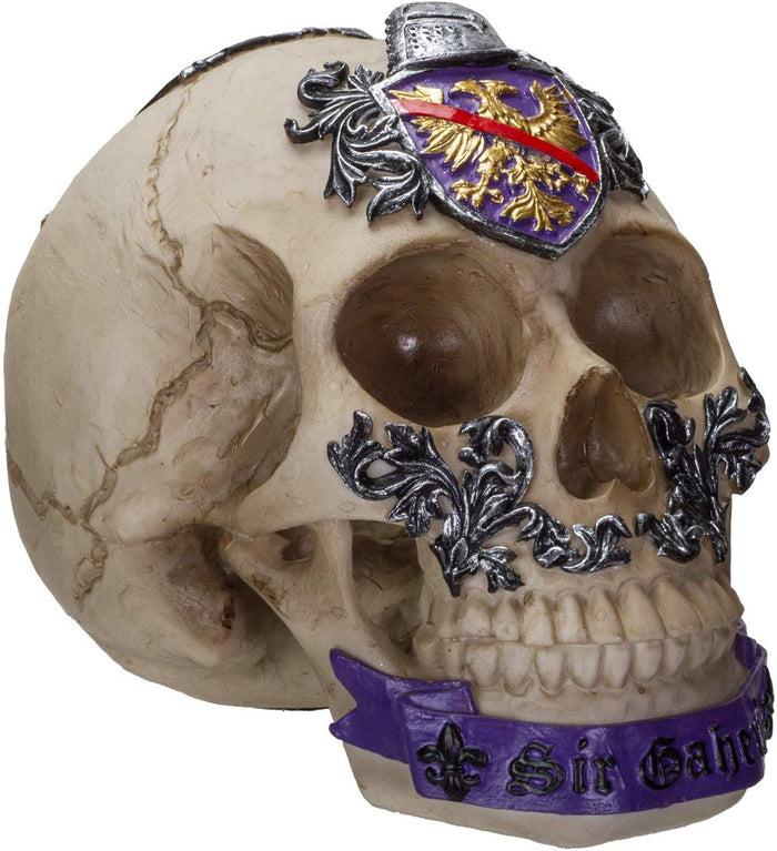 Ebros Gift Ebros Knights Of The Round Table King Arthur Skulls Sir Gaheris Skull Figurine