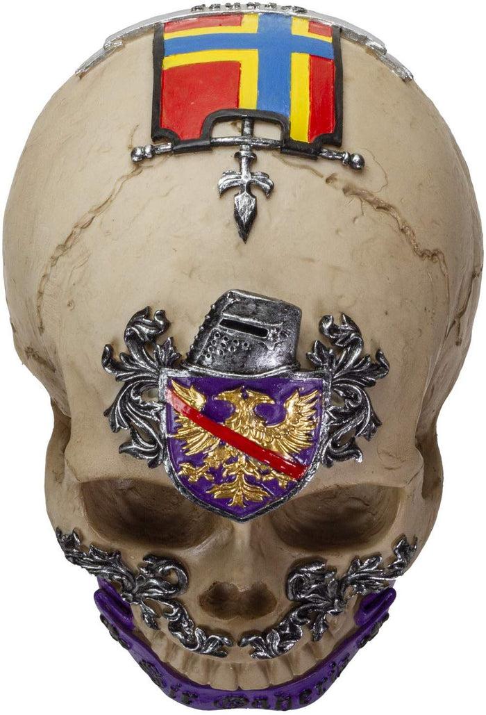 Ebros Gift Ebros Knights Of The Round Table King Arthur Skulls Sir Gaheris Skull Figurine