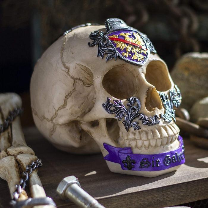 ebros gift Ebros Knights of The Round Table King Arthur Skulls Sir Gaheris Skull Figurine