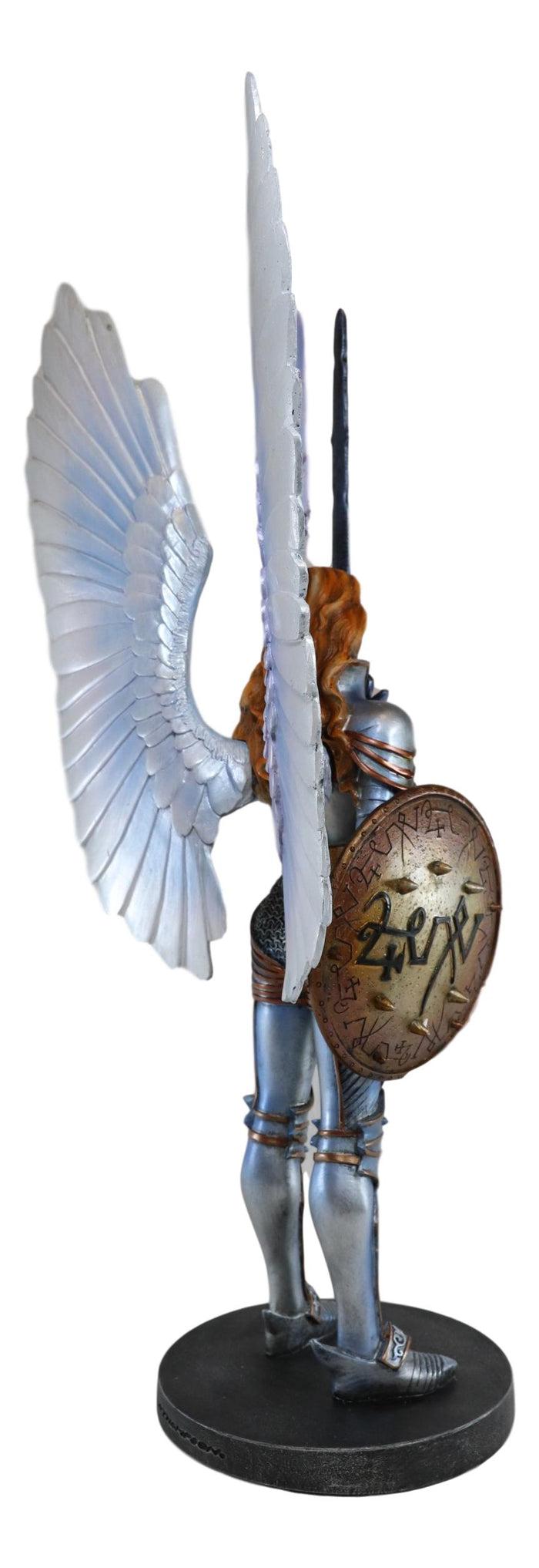 Ebros Gift Ebros Large 18"H Colorful Saint Archangel Michael Holding Sword & Shield Statue