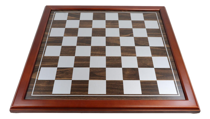 Ebros Gift Ebros Large 19" By 19" Wooden Chess Board With Chocolate Wood Borders Gaming