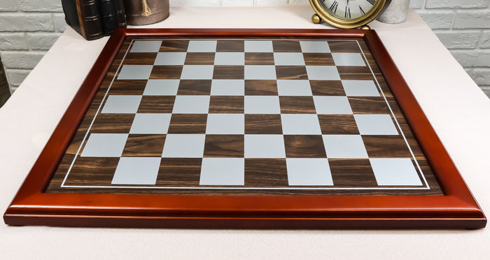 Ebros Gift Ebros Large 19" By 19" Wooden Chess Board With Chocolate Wood Borders Gaming
