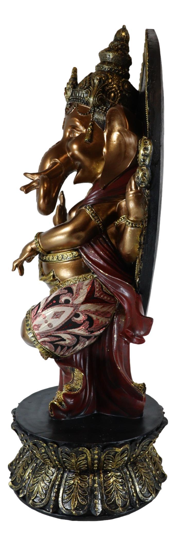 Ebros Gift Ebros Large 28.5" Tall Hindu Supreme God Dancing Avatar Nritya Ganesha Chaturthi In Yoga Pose Statue Elephant Deity Patron Of Success Arts And Wisdom Hinduism Vastu Altar Decorative
