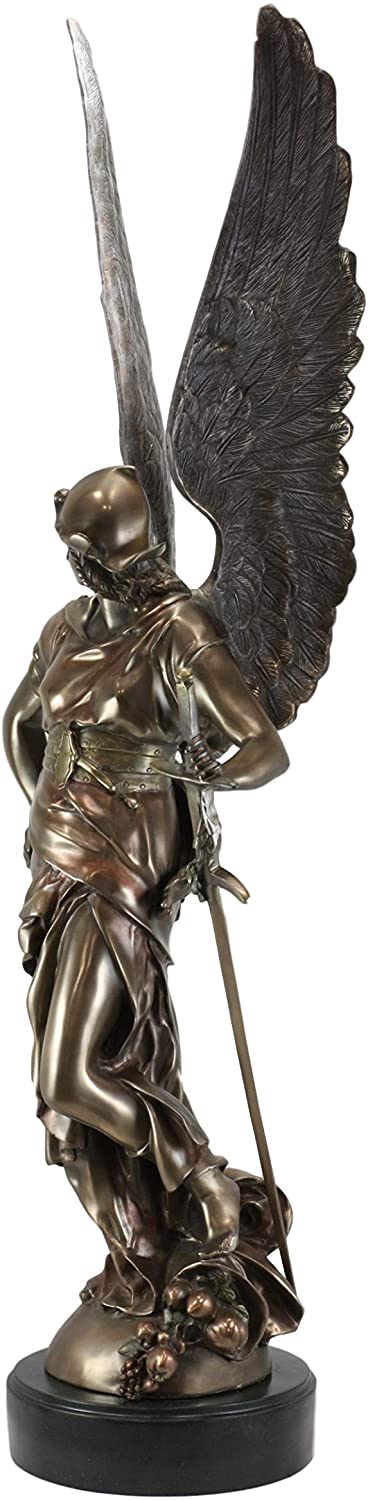 Ebros Gift Ebros Large 35" Tall Winged Victory Angel Of Justice With Sword & Helmet Statue
