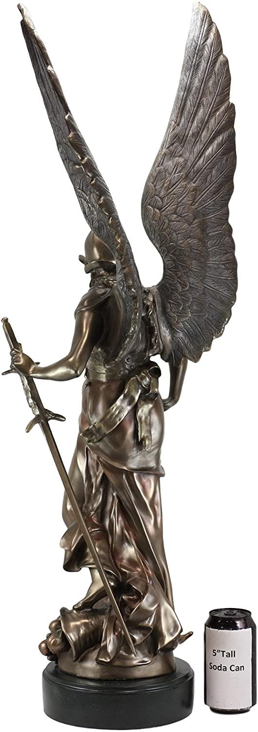 Ebros Gift Ebros Large 35" Tall Winged Victory Angel Of Justice With Sword & Helmet Statue