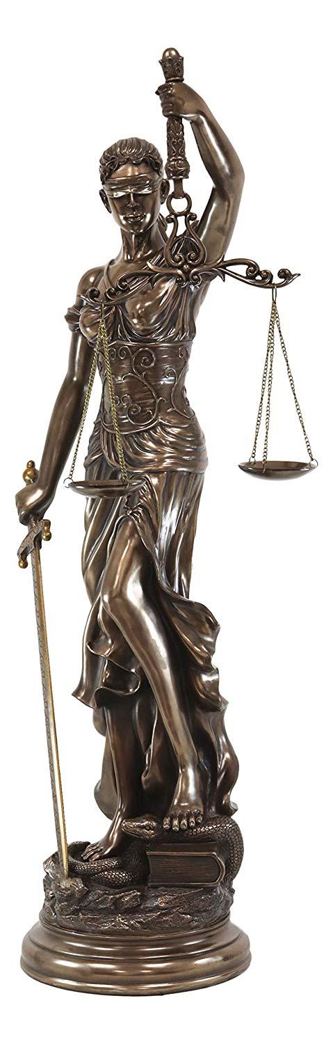 ebros gift Ebros Large 4 Feet Greek Goddess Lady Of Justice Blindfolded La Justica Themis Statue