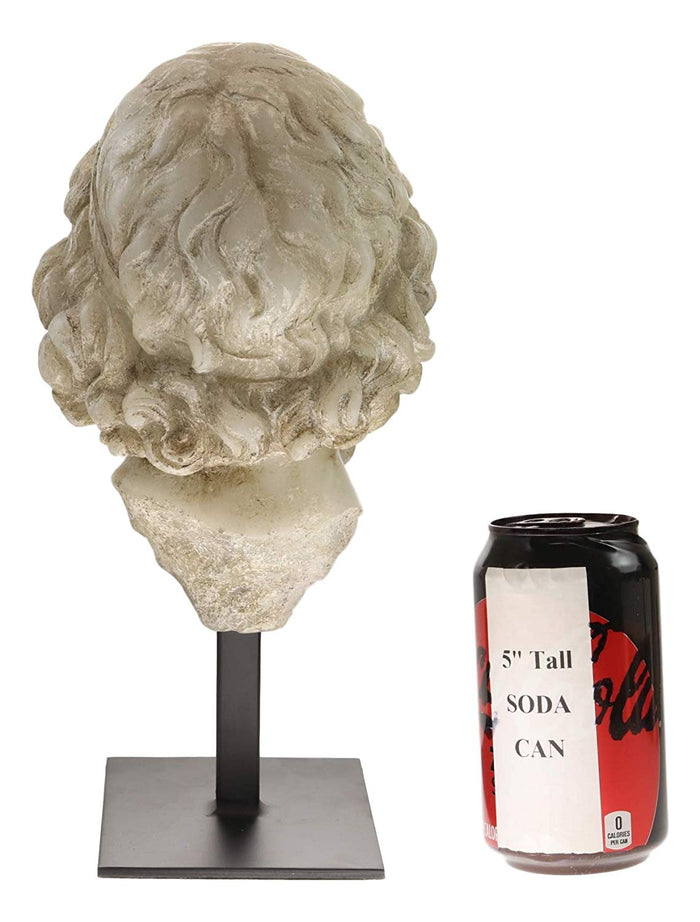 Ebros Gift Ebros Large Ancient Classical Baroque Greek Roman Legendary Author Homer Head Bust Antique Artifact Reproduction Replica With Museum Gallery Stand Statue Classic Home Decorative Figurine Heads