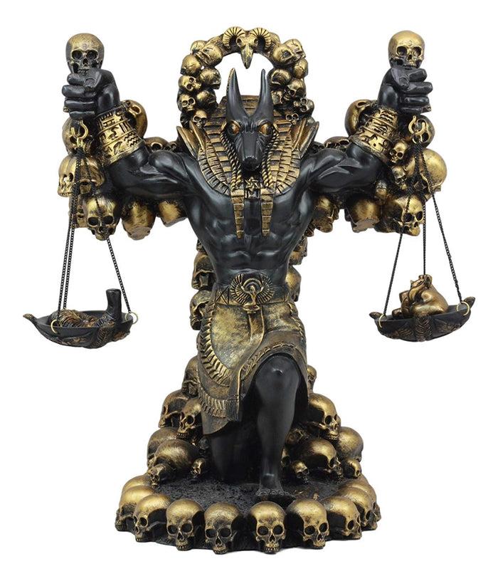 Ebros Gift Ebros Large Ancient Egyptian God Anubis Scales Of Justice Statue 11.75"Tall