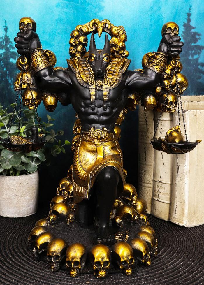 ebros gift Ebros Large Ancient Egyptian God Anubis Scales Of Justice Statue 11.75"Tall