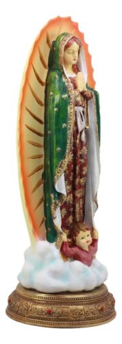 Ebros Gift Ebros Large Blessed Virgin Our Lady Of Guadalupe Statue 16.25"Tall Holy Mother Mary