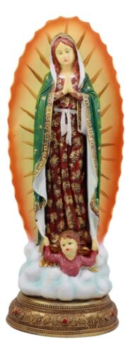 Ebros Gift Ebros Large Blessed Virgin Our Lady Of Guadalupe Statue 16.25"Tall Holy Mother Mary