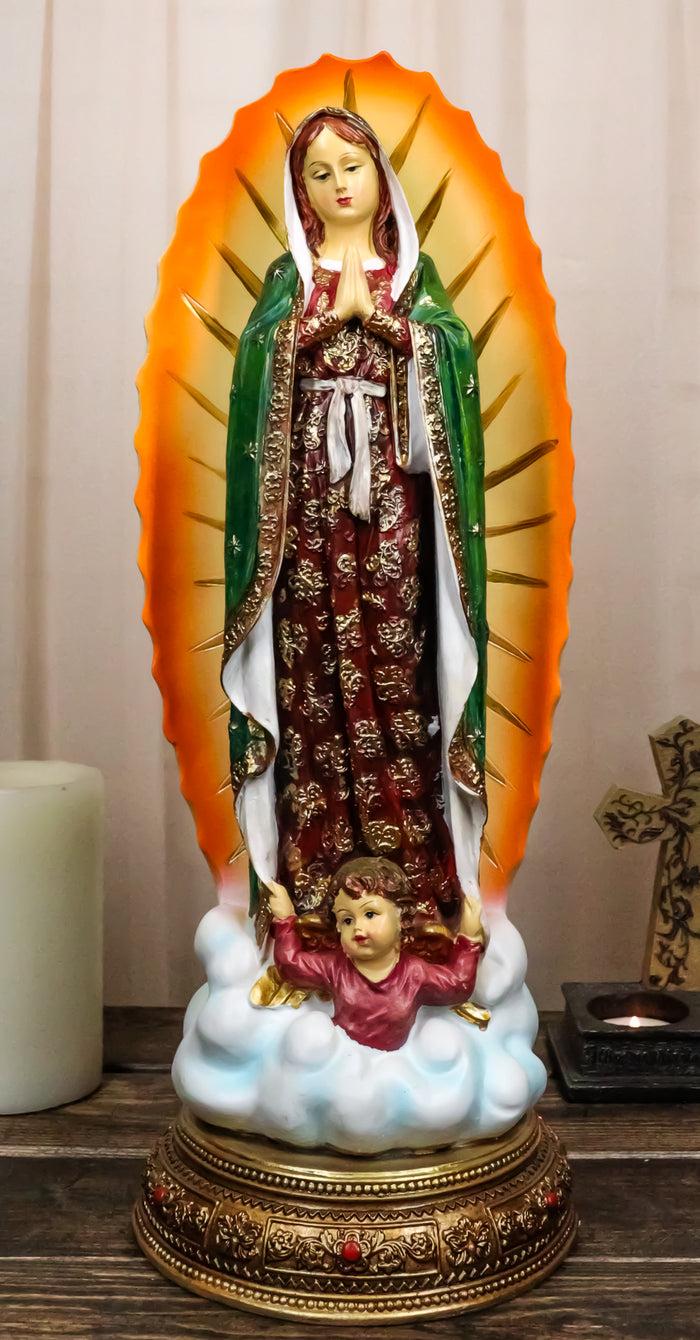 ebros gift Ebros Large Blessed Virgin Our Lady of Guadalupe Statue 16.25"Tall Holy Mother Mary