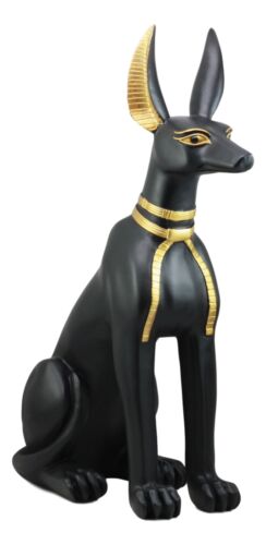 ebros gift Ebros Large Egyptian Anubis Dog Statue 21.25"Tall God Of Afterlife And Mummification