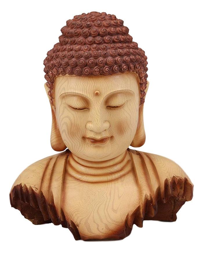 Ebros Gift Ebros Large Feng Shui Shakyamuni Buddha Bust W/ Ushnisha And Rosy Cheeks Statue