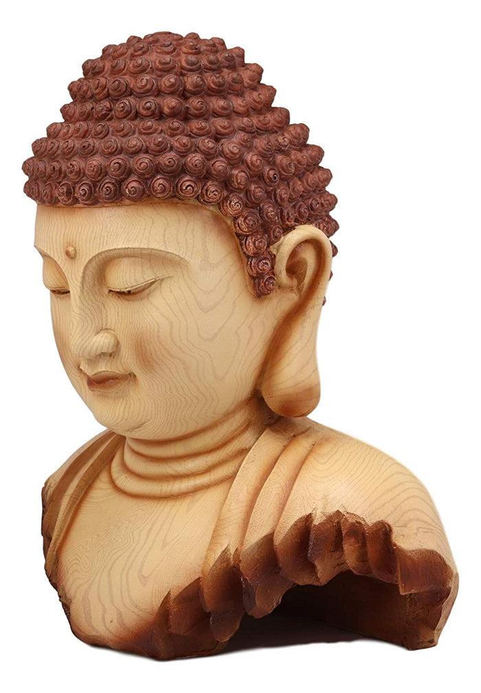 Ebros Gift Ebros Large Feng Shui Shakyamuni Buddha Bust W/ Ushnisha And Rosy Cheeks Statue