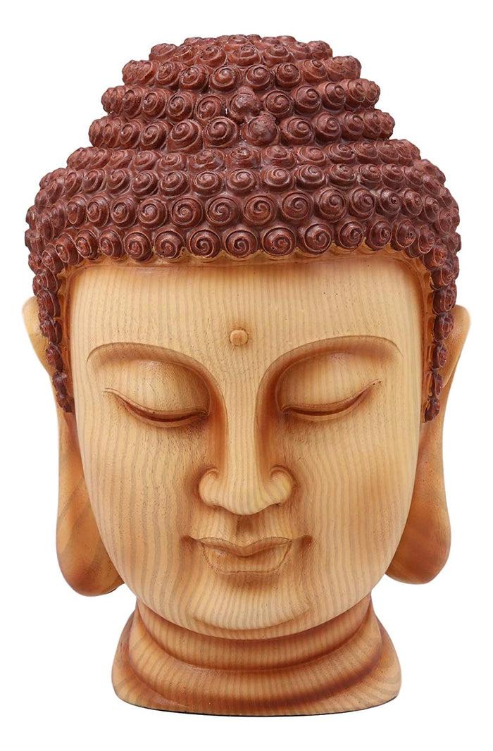 Ebros Gift Ebros Large Feng Shui Shakyamuni Buddha Gautama Head W/ Ushnisha Statue 11.75"H