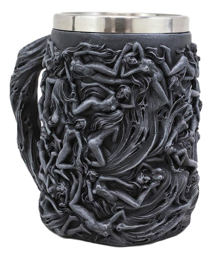 Ebros Gift Ebros Large Gothic Ossuary Sexy Nude Erotica Tantric Voodoo Tattoo Morphing Female Bodies Coffee Mug Drinking Cup Tankard