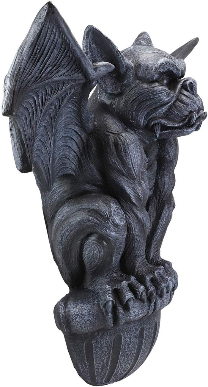 Ebros Gift Ebros Large Gothic Winged Gargoyle On Ledge Wall Decor Hanging Sculpture 20"W