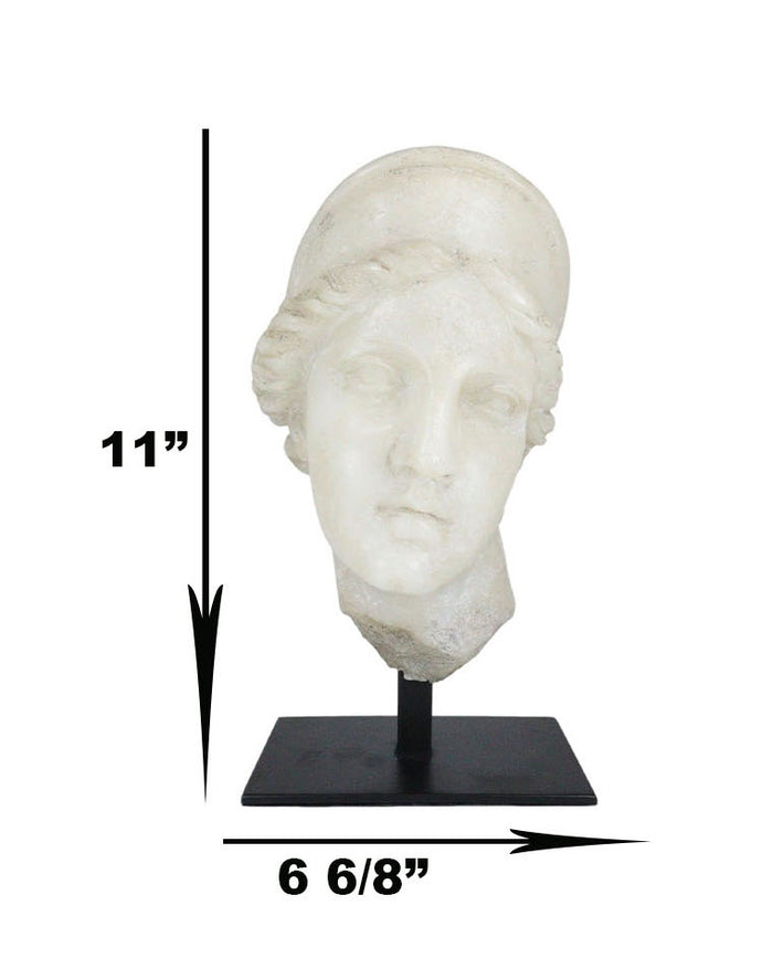 Ebros Gift Ebros Large Greek Roman Goddess Aphrodite Head Bust Reproduction Statue 12"H