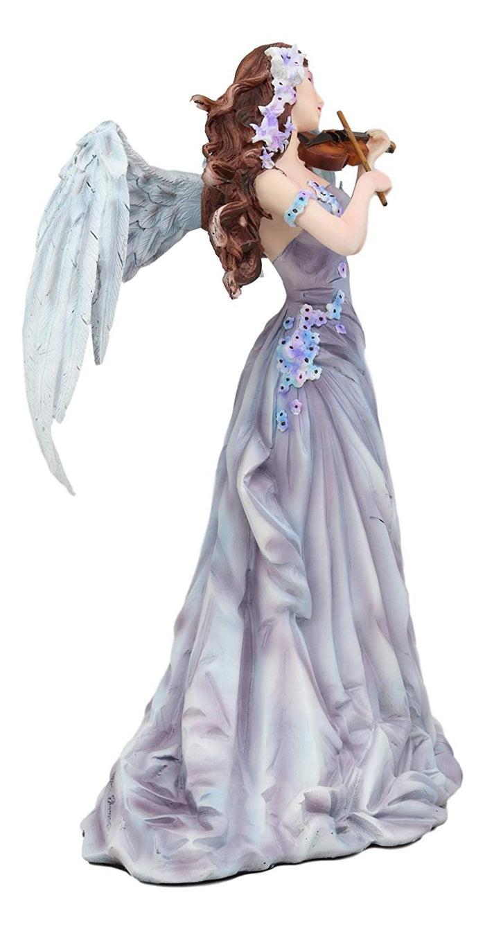 Ebros Gift Ebros Large Inspirational Decor Angelic Lullaby Heavenly Angel Playing Violin Statue