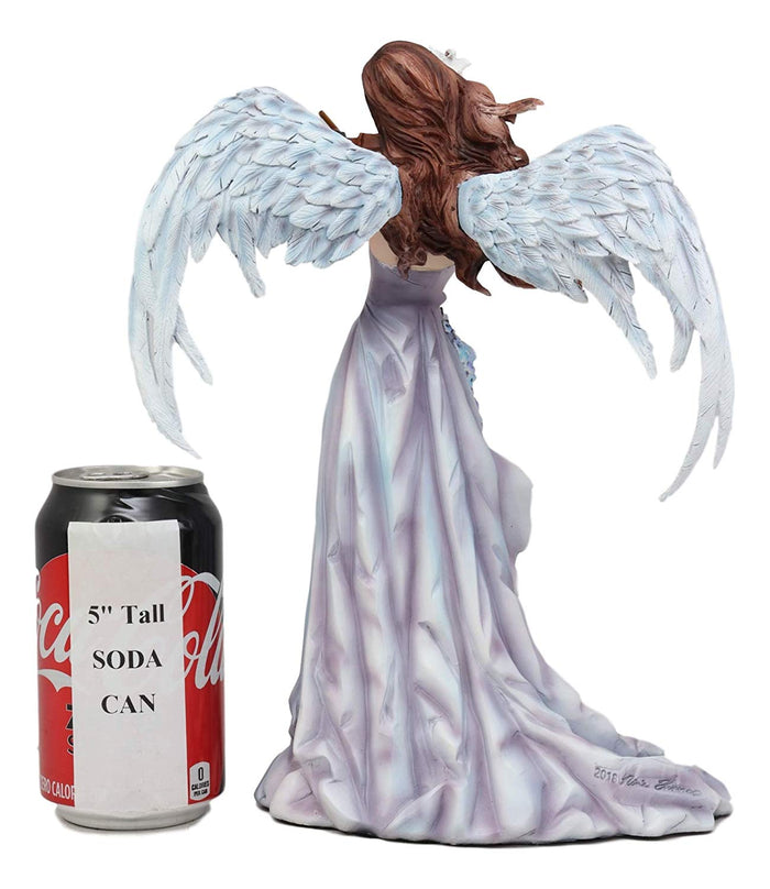 Ebros Gift Ebros Large Inspirational Decor Angelic Lullaby Heavenly Angel Playing Violin Statue