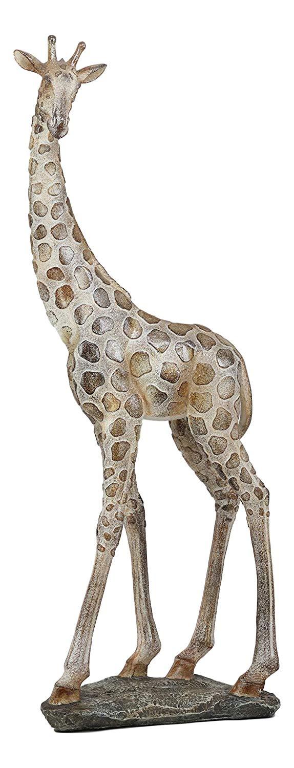 ebros gift Ebros Large Mosaic Design Peering Giraffe Statue 18.5" Tall Safari Savannah Standing Reticulated Giraffes Long Neck Animal Figurine Madagascar Africa Wildlife Decor and Gifts