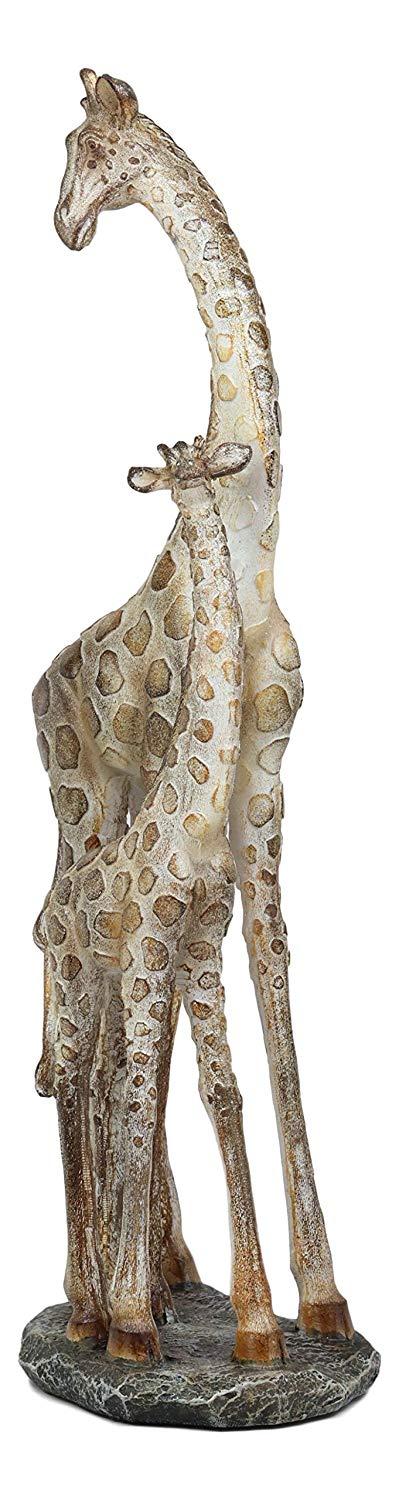 Ebros Gift Ebros Large Mosaic Giraffe Mother And Calf Family Statue 17.25" Tall