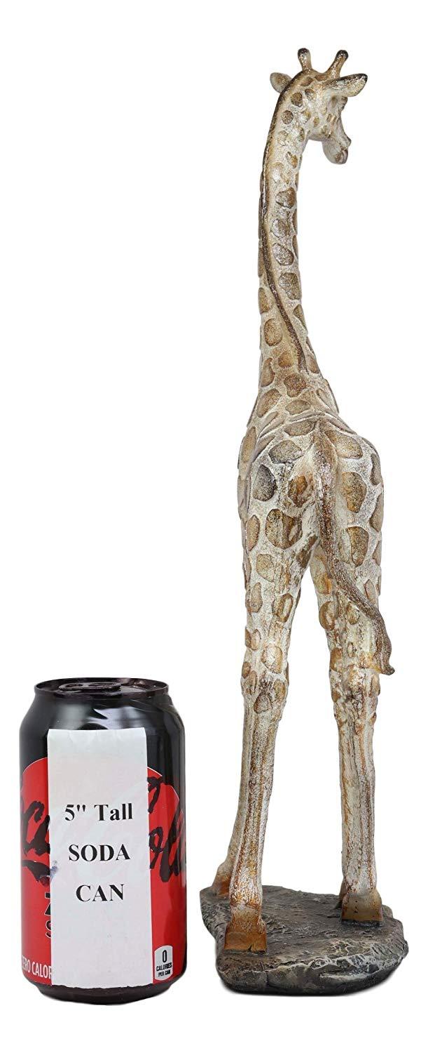 Ebros Gift Ebros Large Mosaic Giraffe Statue 15.25" Tall Safari Savannah Standing Reticulated Giraffes Long Neck Animal Figurine Madagascar Africa Wildlife Decor And Gifts