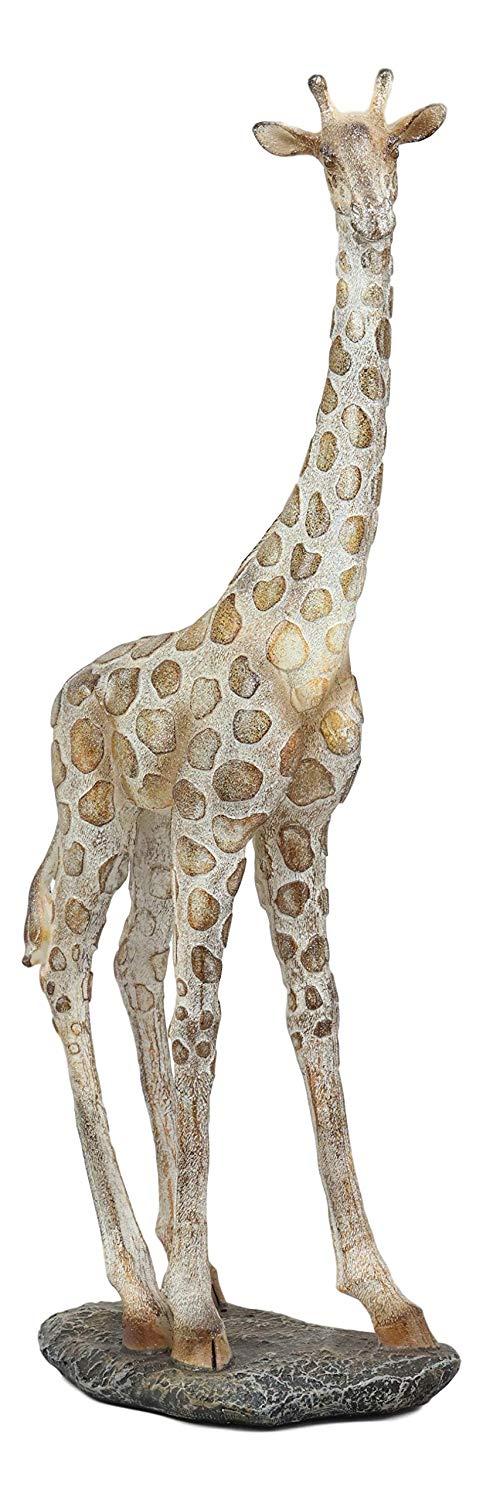 ebros gift Ebros Large Mosaic Giraffe Statue 15.25" Tall Safari Savannah Standing Reticulated Giraffes Long Neck Animal Figurine Madagascar Africa Wildlife Decor and Gifts