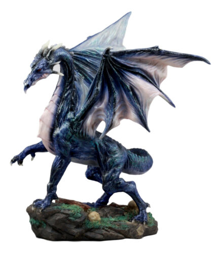 Ebros Gift Ebros Large Mythical Fantasy Nebula Midnight Dragon Home Decor Dragon Sculpture