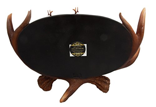 Ebros Gift Ebros Large Rustic Woodlands Antlers Scene Deer Buck Doe And Fawn Family Wall Plaque 14"L