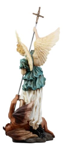 Ebros Gift Ebros Large Saint Michaelskirche Archangel Michael Slaying Lucifer Statue 21" Tall Church Of Saint Michael Germany Panoramio Landmark