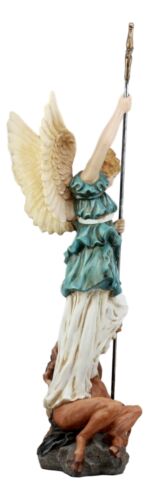 Ebros Gift Ebros Large Saint Michaelskirche Archangel Michael Slaying Lucifer Statue 21" Tall Church Of Saint Michael Germany Panoramio Landmark