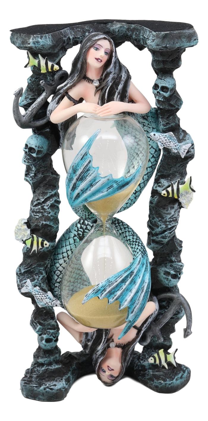 Ebros Gift Ebros Large Sirens Of The Seas Necromancer Gothic Mermaid Sand Timer Pillar 9"H