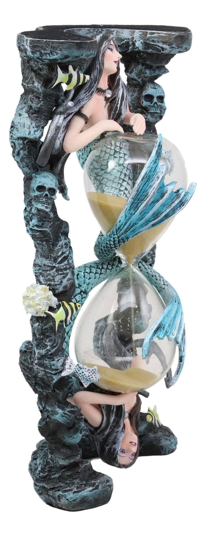 Ebros Gift Ebros Large Sirens Of The Seas Necromancer Gothic Mermaid Sand Timer Pillar 9"H