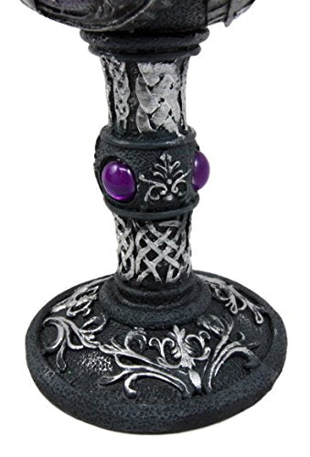 Ebros Gift Ebros Large Unicorn Wine Of Purity Goblet Chalice Cup Figurine 8oz Fantasy Decor