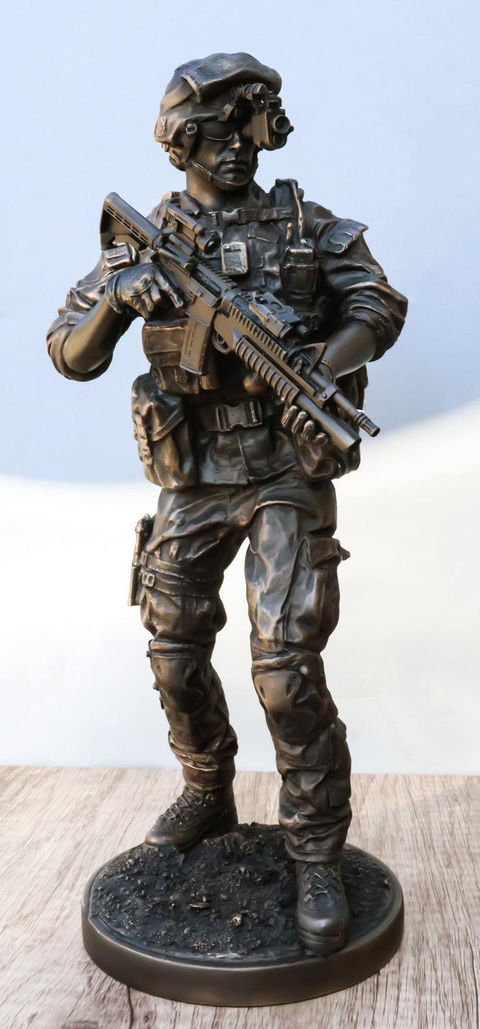 ebros gift Ebros Large US Military Special Operations Covert Night Mission Soldier Statue 12.5"H
