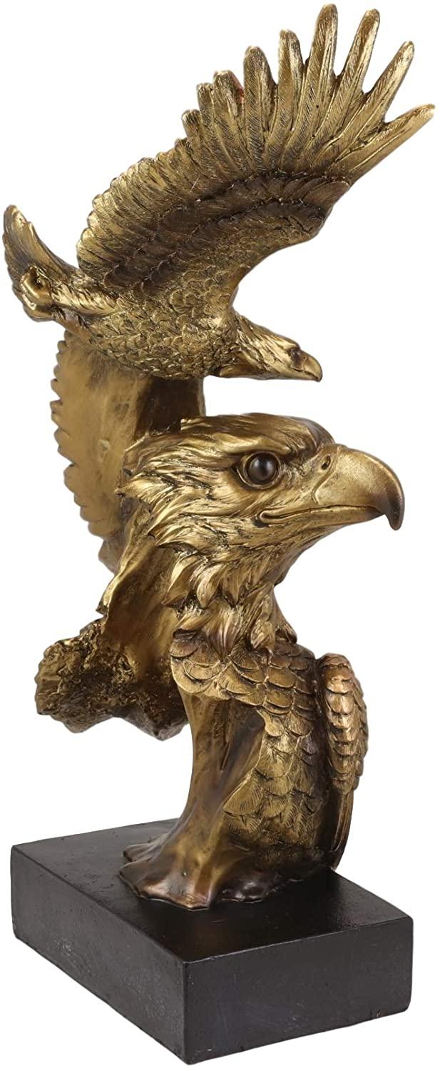 Ebros Gift Ebros Large Wings Of Liberty American Bald Eagle Head Bust Soaring Eagle Statue