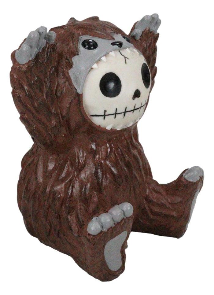 Ebros Gift Ebros Larger Furry Bones Man Or Ape Bigfoot Skeleton Monster Collectible Figurine 3.5" H Furrybones Mythical Legend Mountain Forest Dweller