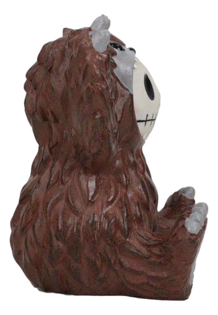 Ebros Gift Ebros Larger Furry Bones Man Or Ape Bigfoot Skeleton Monster Collectible Figurine 3.5" H Furrybones Mythical Legend Mountain Forest Dweller