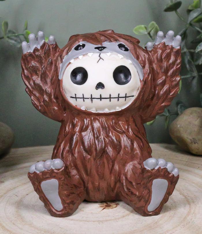 ebros gift Ebros Larger Furry Bones Man or Ape Bigfoot Skeleton Monster Collectible Figurine 3.5" H Furrybones Mythical Legend Mountain Forest Dweller