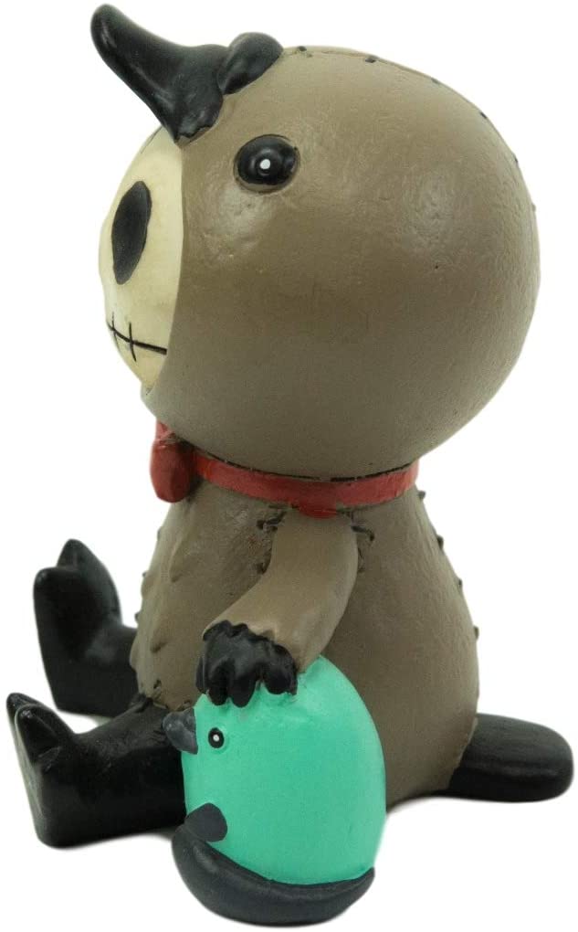 Ebros Gift Ebros Larger Furry Bones Platypus Bill Holding Egg Figurine 4" Tall Skeleton