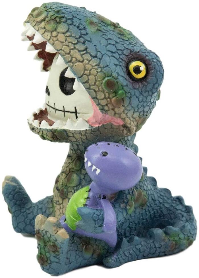 Ebros Gift Ebros Larger Furry Bones Rex The Tyrannosaurus And Purple Dinosaur Skeleton 4"H