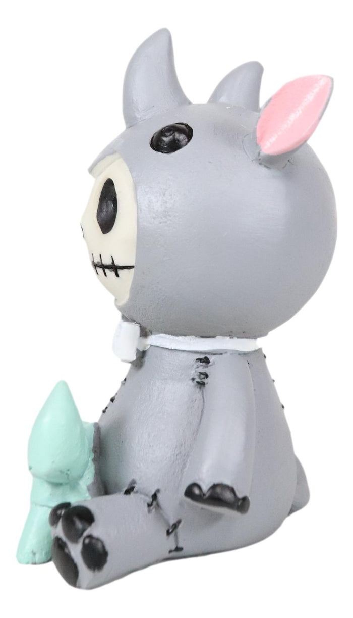 Ebros Gift Ebros Larger Furrybones Pachy Buster The Rhino Collector Skeleton Figurine