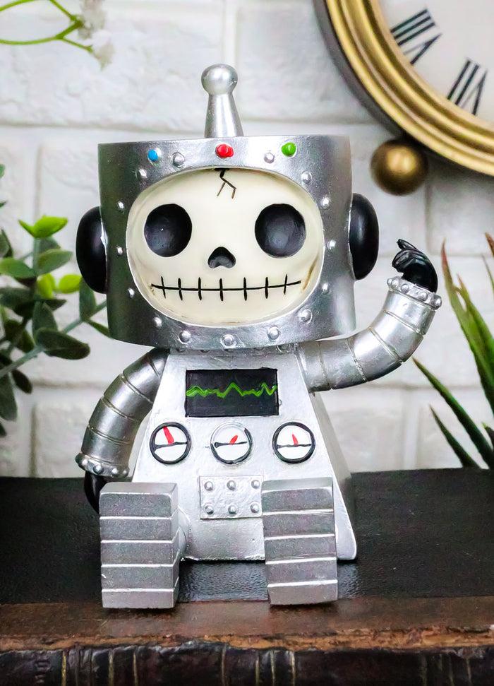 ebros gift Ebros Larger Furrybones Space Robot ET Hooded Skeleton Monster Figurine Collectible Sculpture Decorative