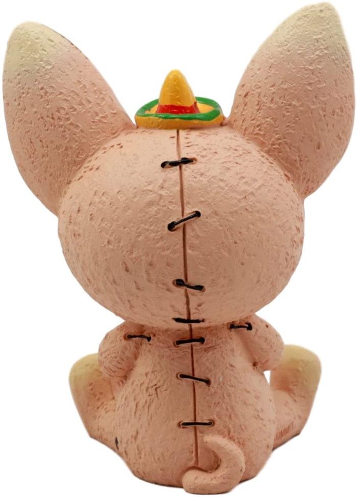 Ebros Gift Ebros Latin Chihuahua Taco Furrybones Figurine 3.5" H Skeleton Collectible