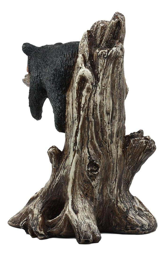 Ebros Gift Ebros Lazy Days Of Summer Black Bear Sleeping On Tree Branch Statue Wildlife Forest Rustic Cabin Decor Bear Figurine
