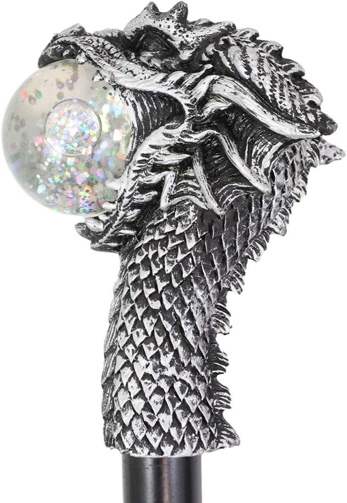 Ebros Gift Ebros Leviathan Dragon Color Changing LED Light Decorative Prop Walking Cane