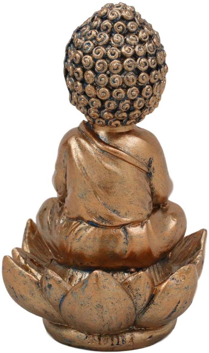Ebros Gift Ebros Little Baby Jizo Buddha Backflow Incense Cone Burner Holder Statue 4.25"H
