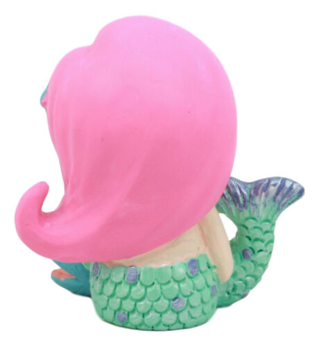 Ebros Gift Ebros Little Mermaid Furrybones Figurine Small 2.75 Inch Tall Furry Bones Skeleton Decor Statue